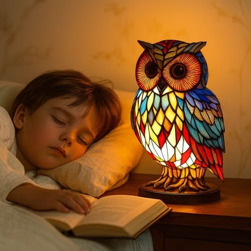 Customer photo review of LichtUil - handgemaakte lamp die harten laat stralen