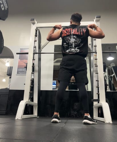 Customer photo review of ST. MICHAEL 'THE BATTLE' TEE - BLACK