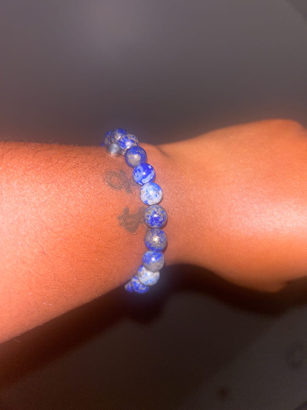 Customer photo review of Lapis Lazuli Bracelet
