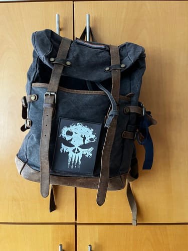 Customer photo review of BIG PATCH Nature Skull (schwarzblau)