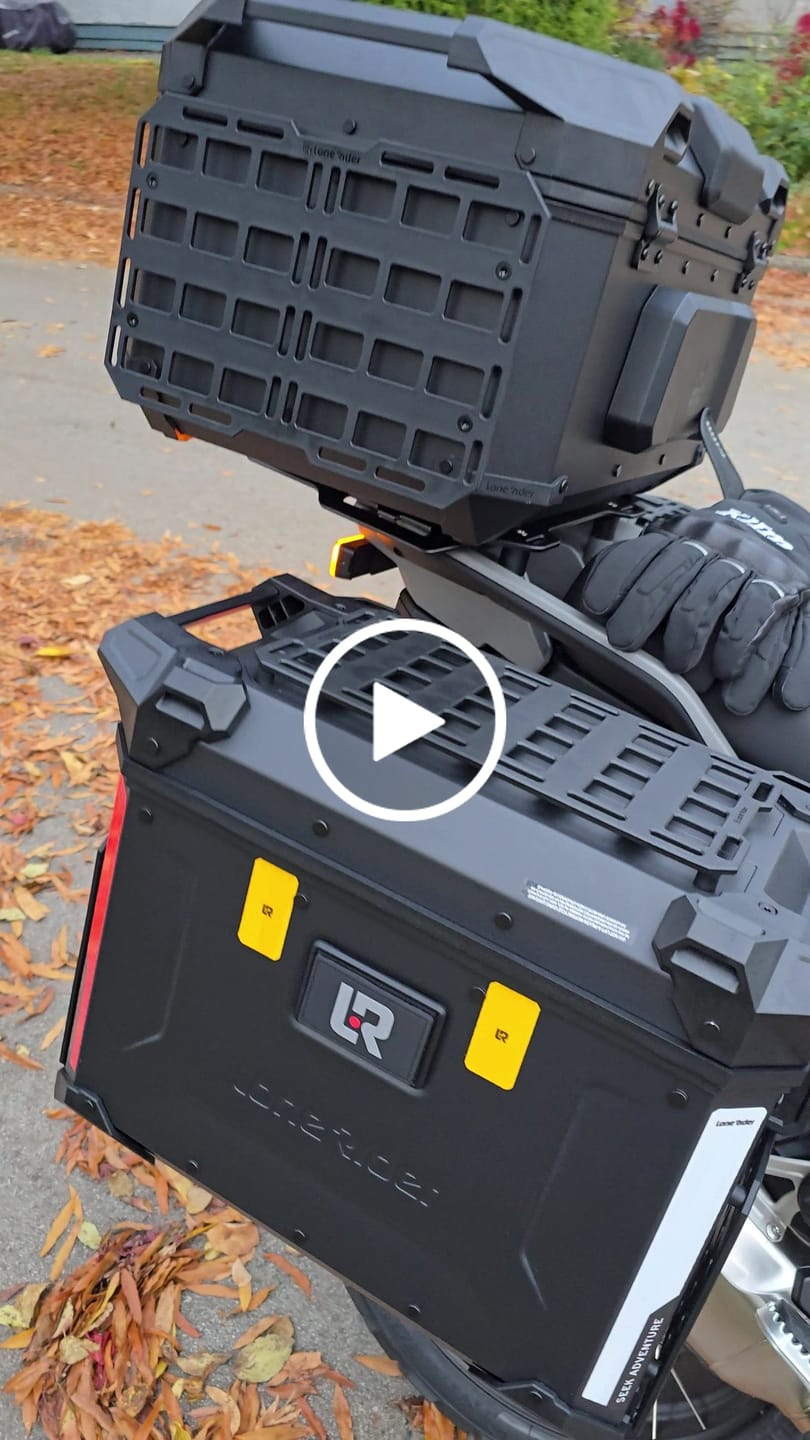 Customer video review of MotoCase – The Ultimate Top Case