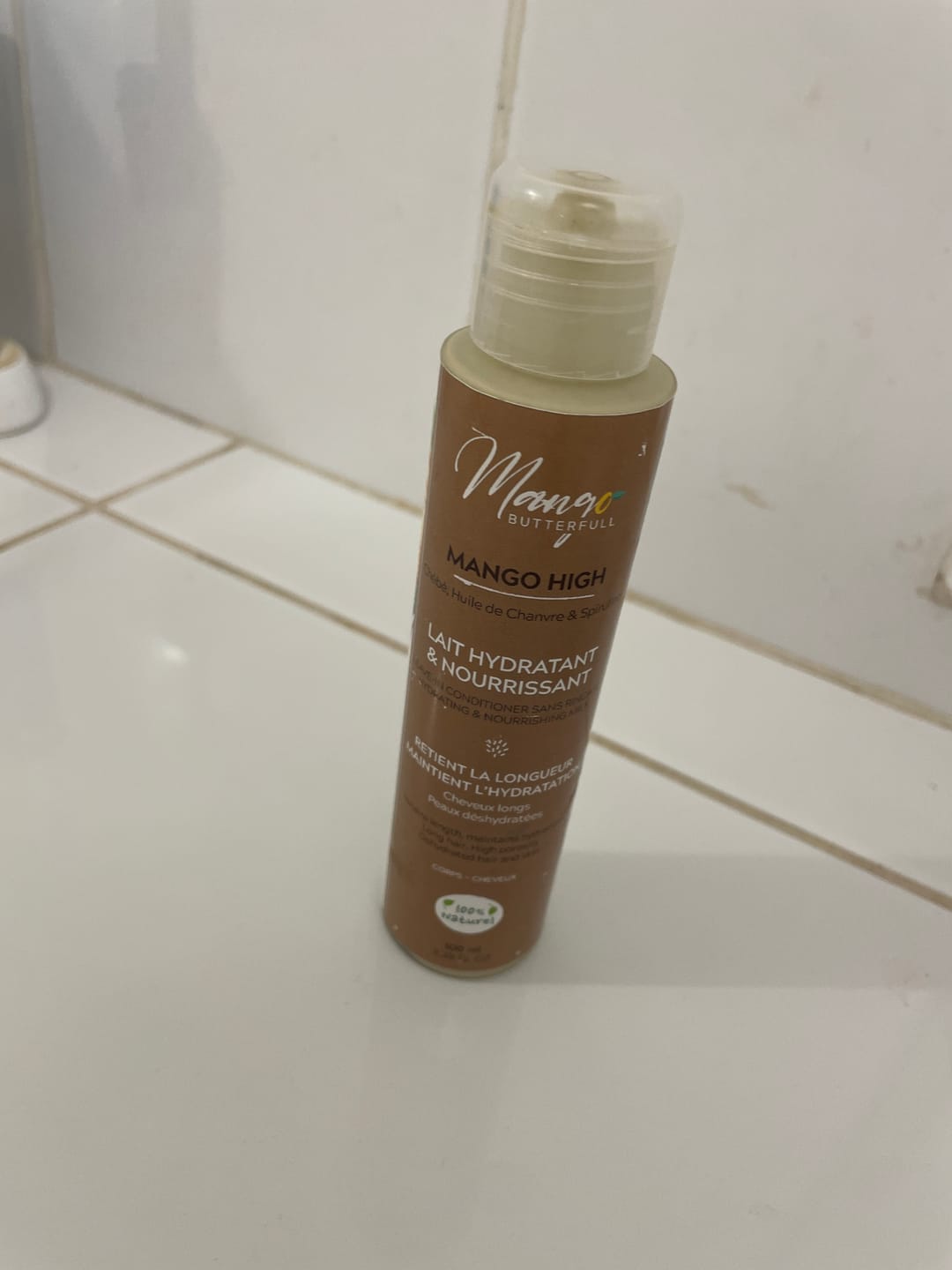 Customer photo review of Lait hydratant et nourrissant - HIGH