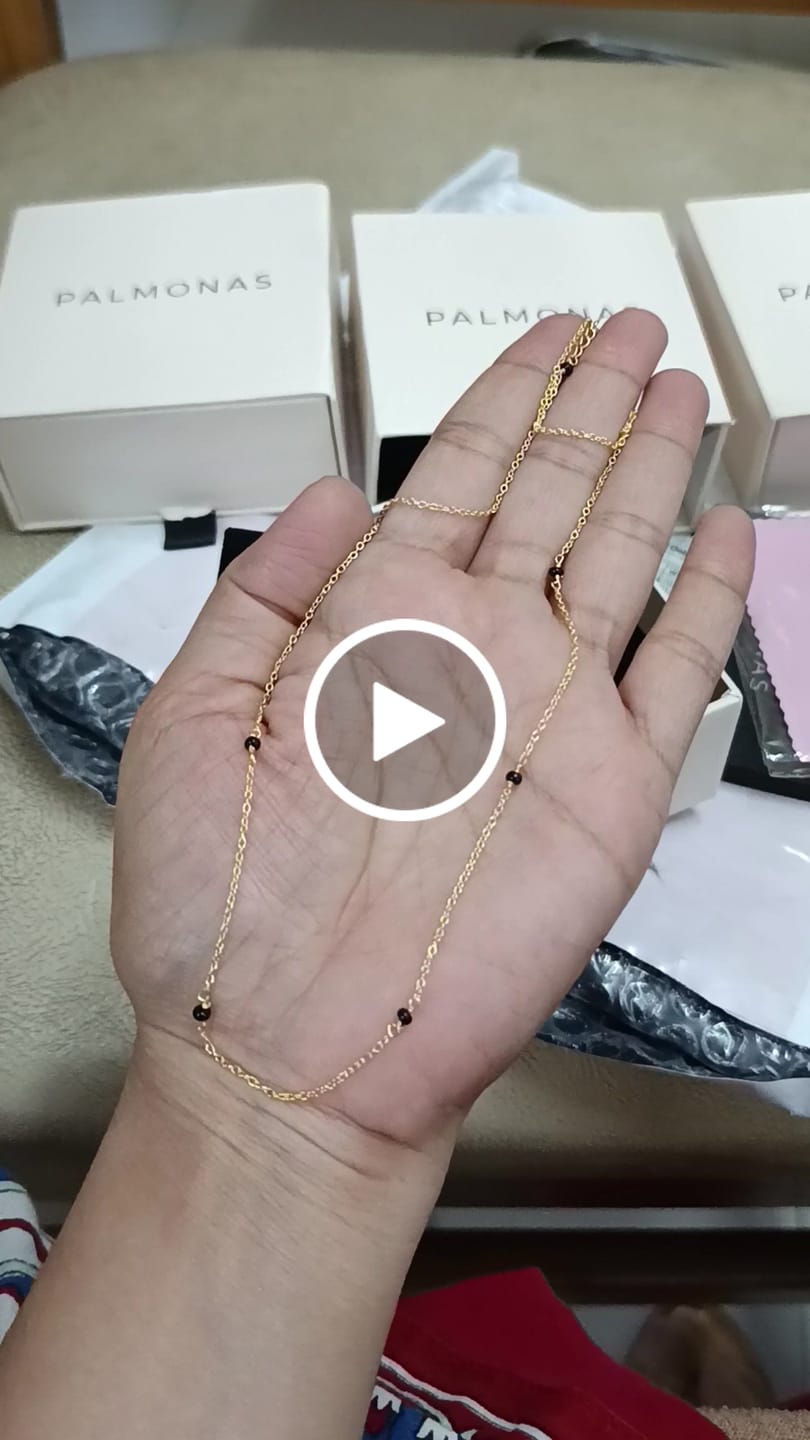 Customer video review of Gilded Dainty Mangalsutra