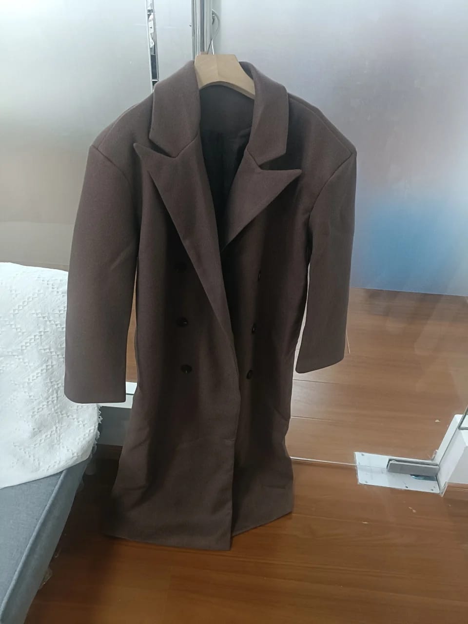 Customer photo review of Nicole Maxi Coat