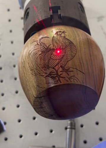 Customer photo review of Cloudray EC Series Neo 30W 60W CO2 Laser Marking Engraver