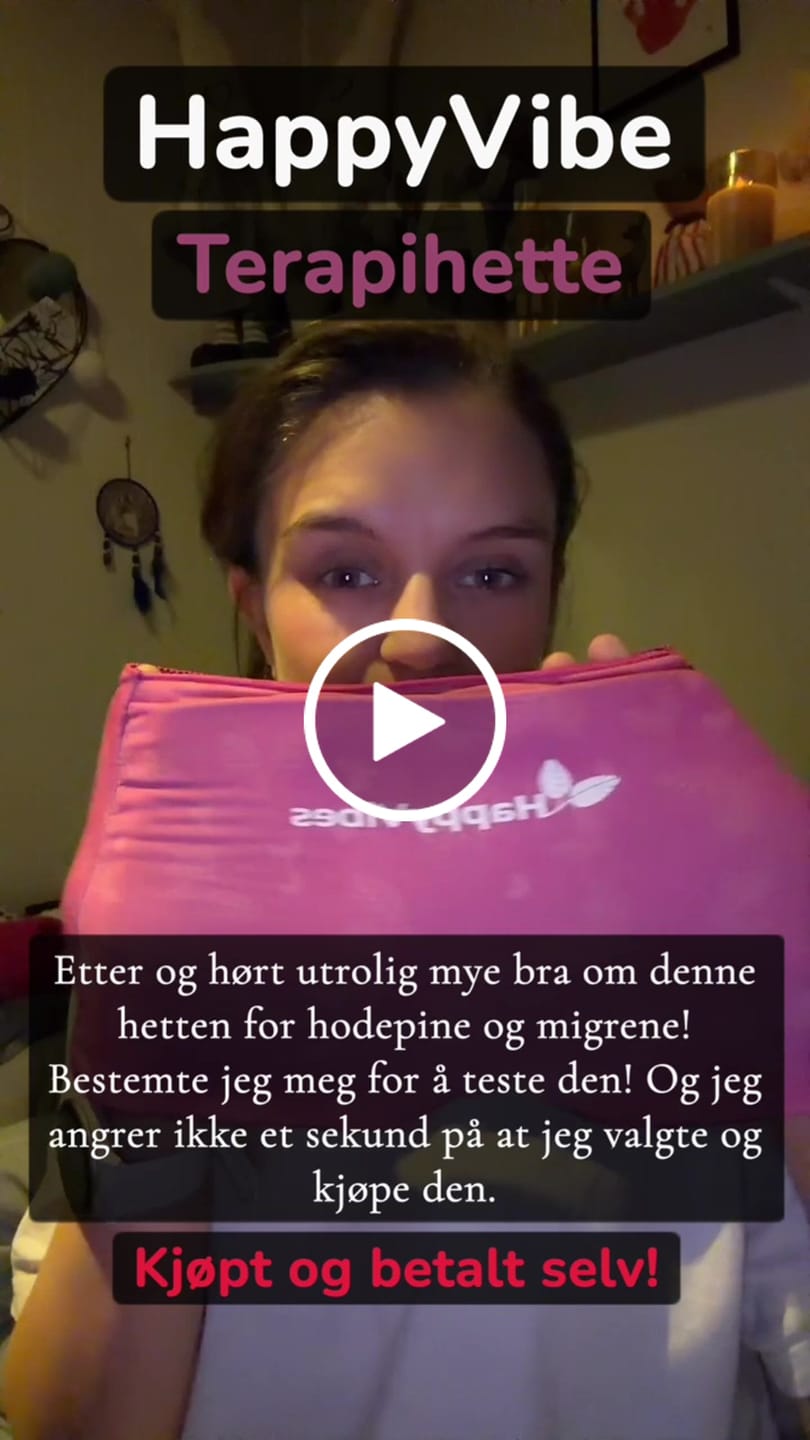 Customer video review of HappyVibes TerapiHette™ (Forhåndsbestilling)