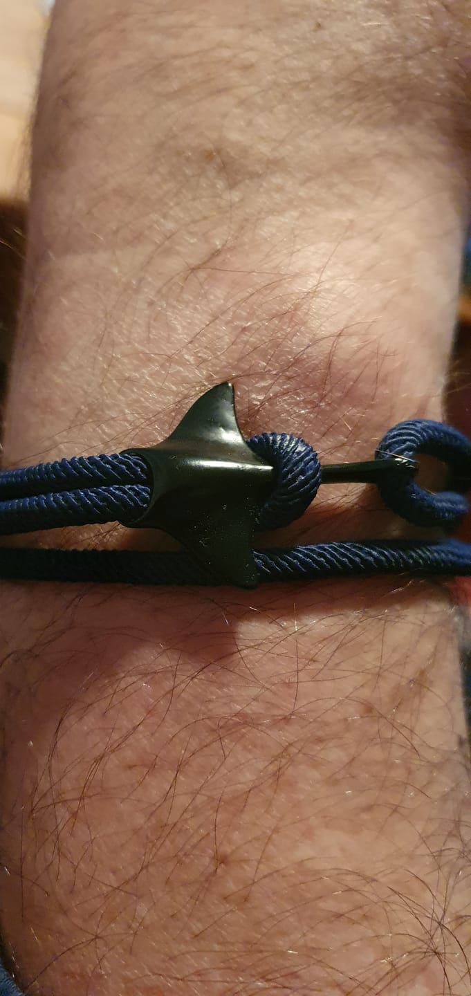 Customer photo review of Scuba Diver Adjustable Manta Bracelet - Various Colors