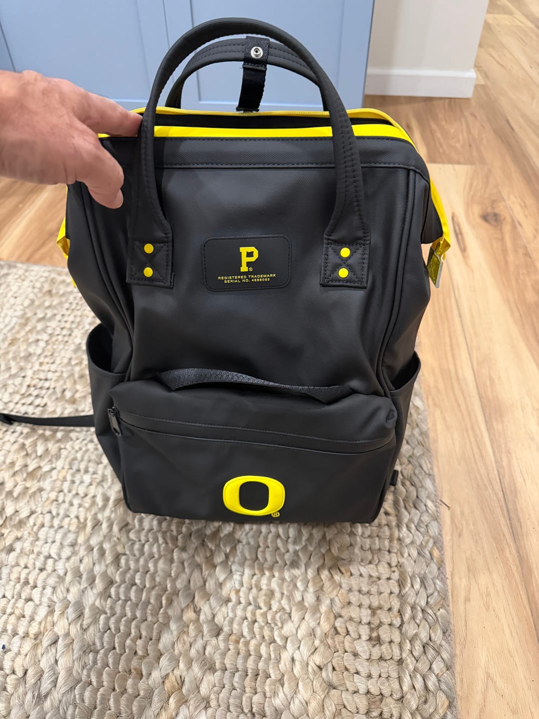 Customer photo review of Cascade Backpack - Standard - UO Ducks