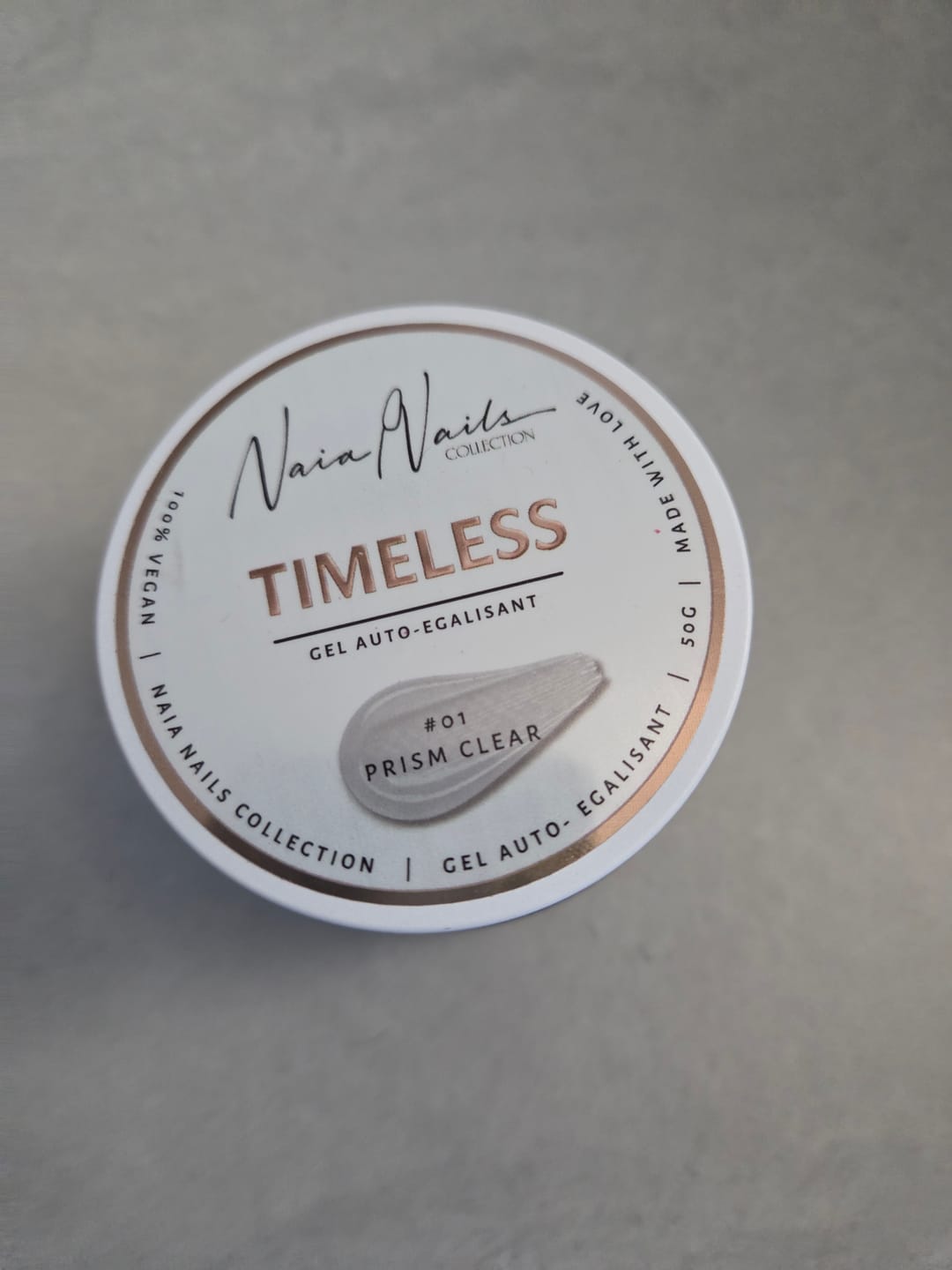 Customer photo review of Timeless Gel – Prism Clear #01