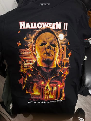 Customer photo review of Halloween II: More of the Night He Came Home T-Shirt