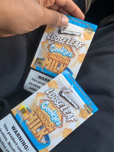 Customer photo review of LooseLeaf x Cookies Cinnamon Milk Wraps (2-Pack)