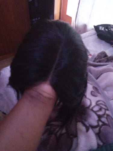 Customer photo review of Glueless Brazilian Bob 8 inch