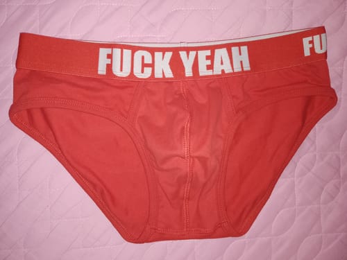 Customer photo review of RED ORIGINAL BRIEF