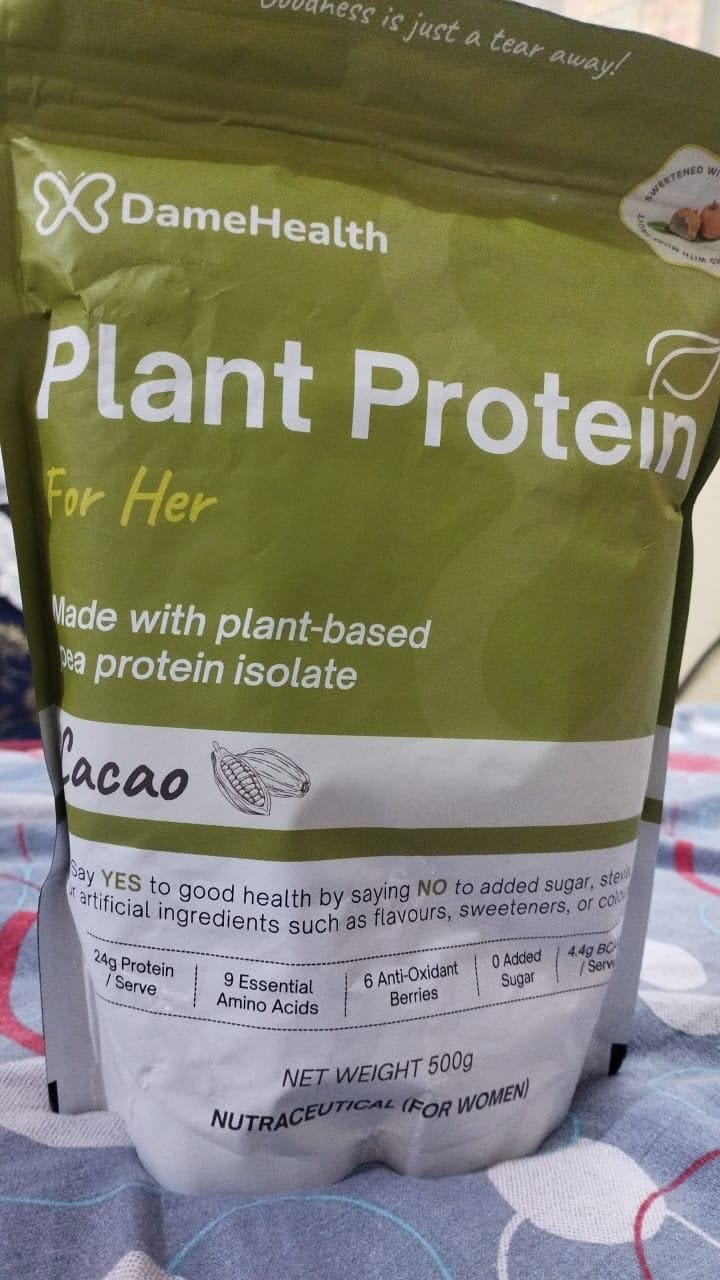 Customer photo review of Plant Protein l All Natural Protein for Women