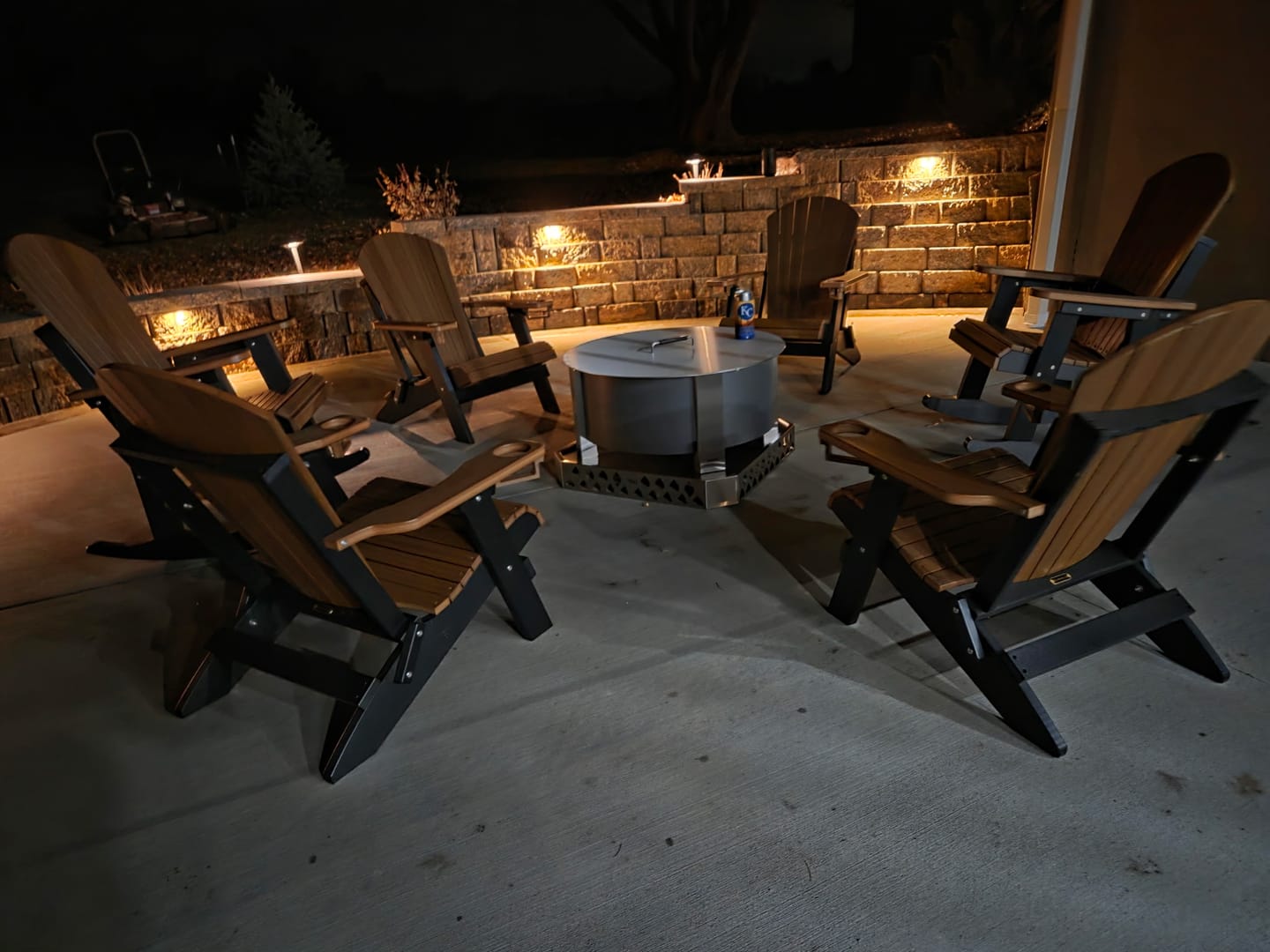 Customer photo review of DURAWEATHER POLY® Adirondack Porch Rocker Lakeside