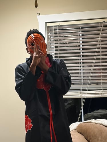Customer photo review of Naruto Akatsuki Member Robe Cosplay & Halloween Costume