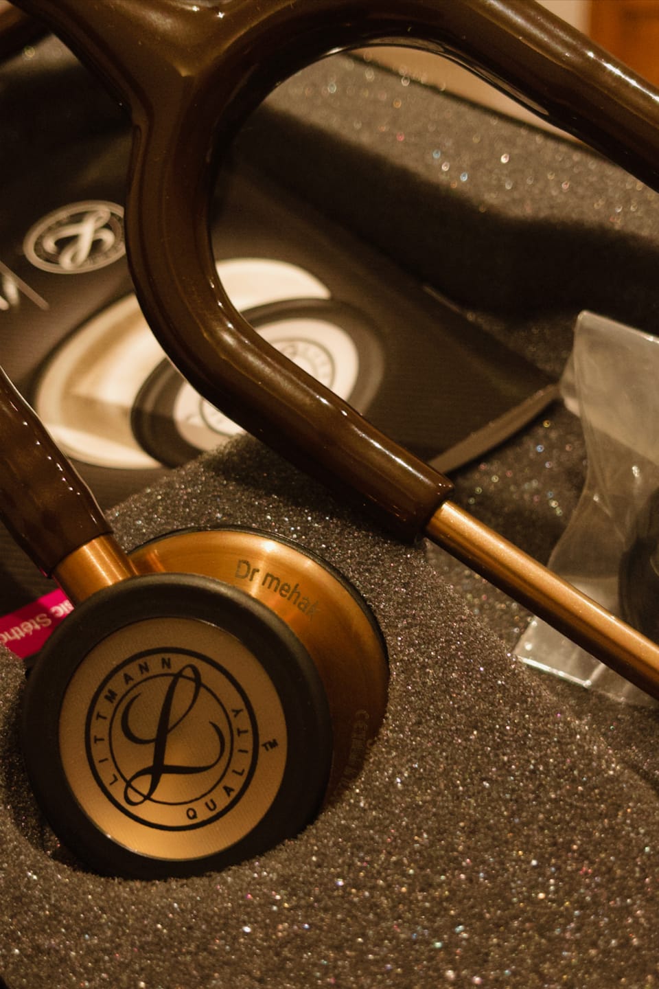 Customer photo review of Littmann Classic III Monitoring Stethoscope: Chocolate & Copper 5809