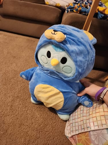 Customer photo review of Blue Plushie: Where Soft Self-Care Begins