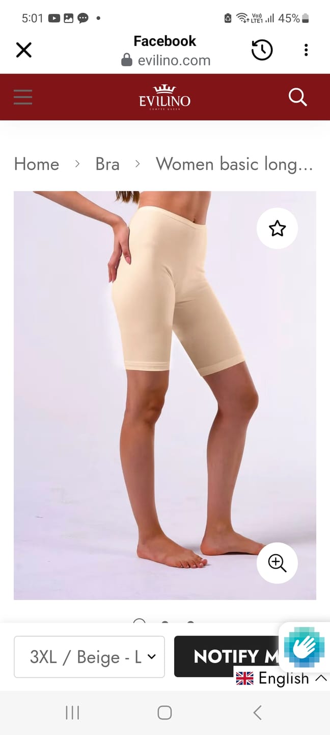 Customer photo review of Women basic long short