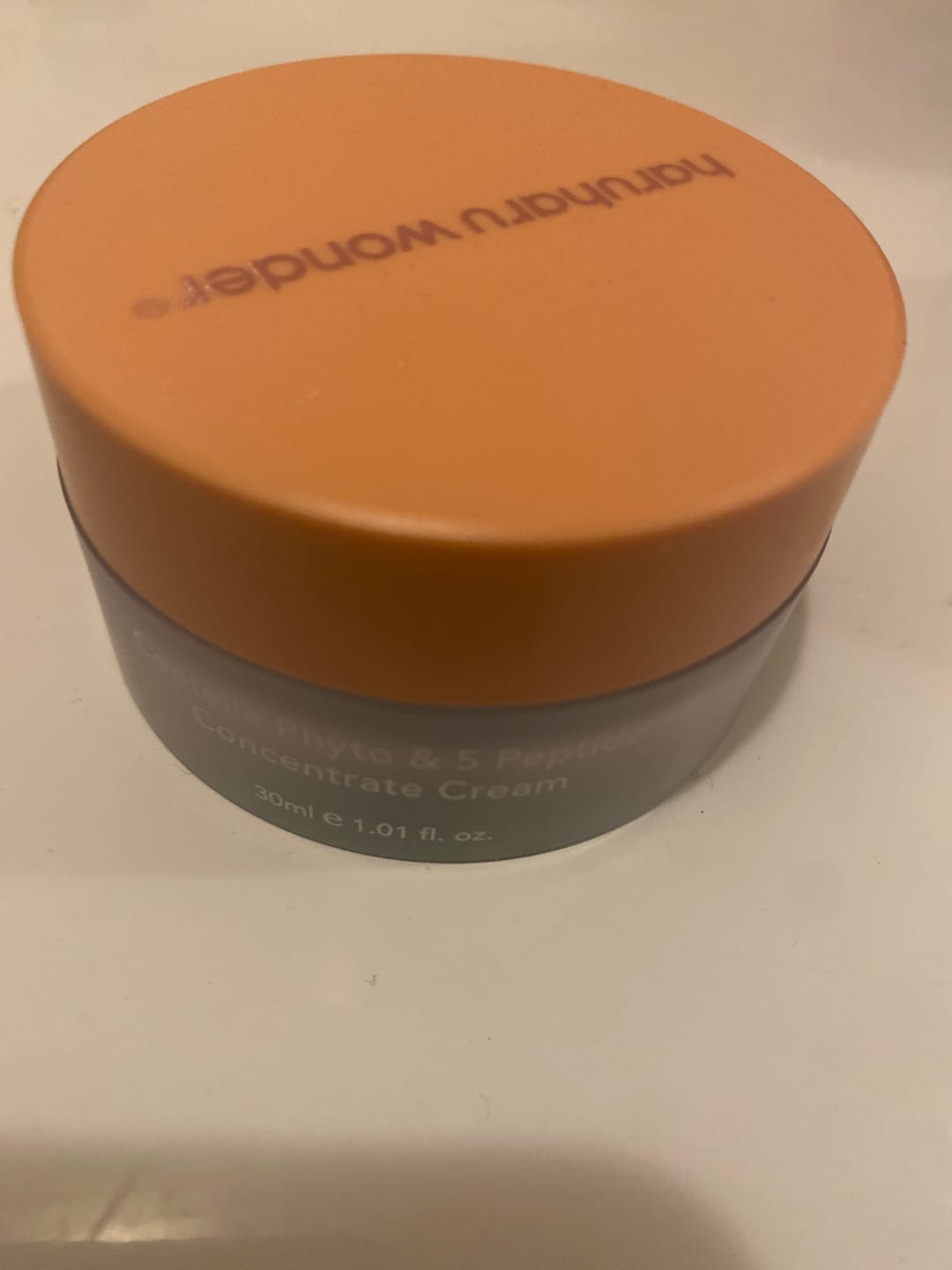 Customer photo review of Pretnovecošanās krēms Haruharu Wonder Centella Phyto & 5 Peptide Concentrate Cream