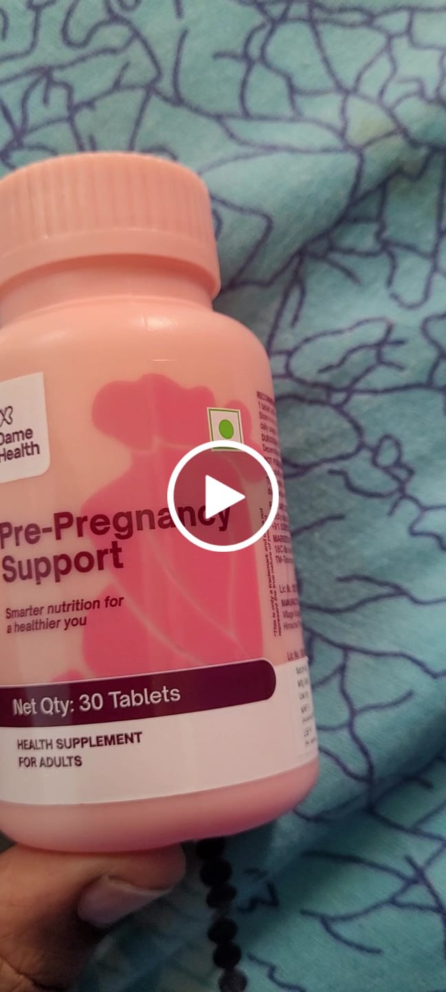 Customer video review of Pre-Pregnancy Support I Women’s Pre-Pregnancy Multivitamin