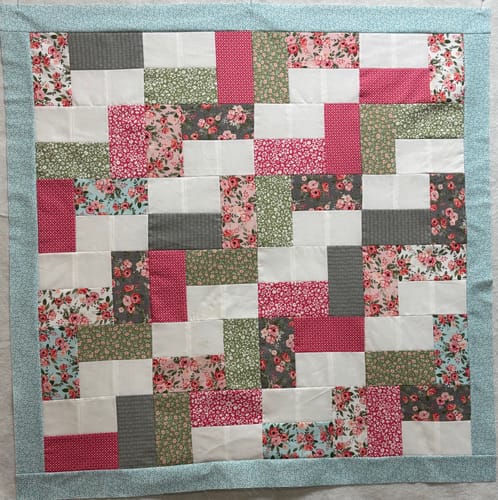 Customer photo review of Mixmaster Manchester Precut Sew-Ready Quilt Kit (Backing Available)
