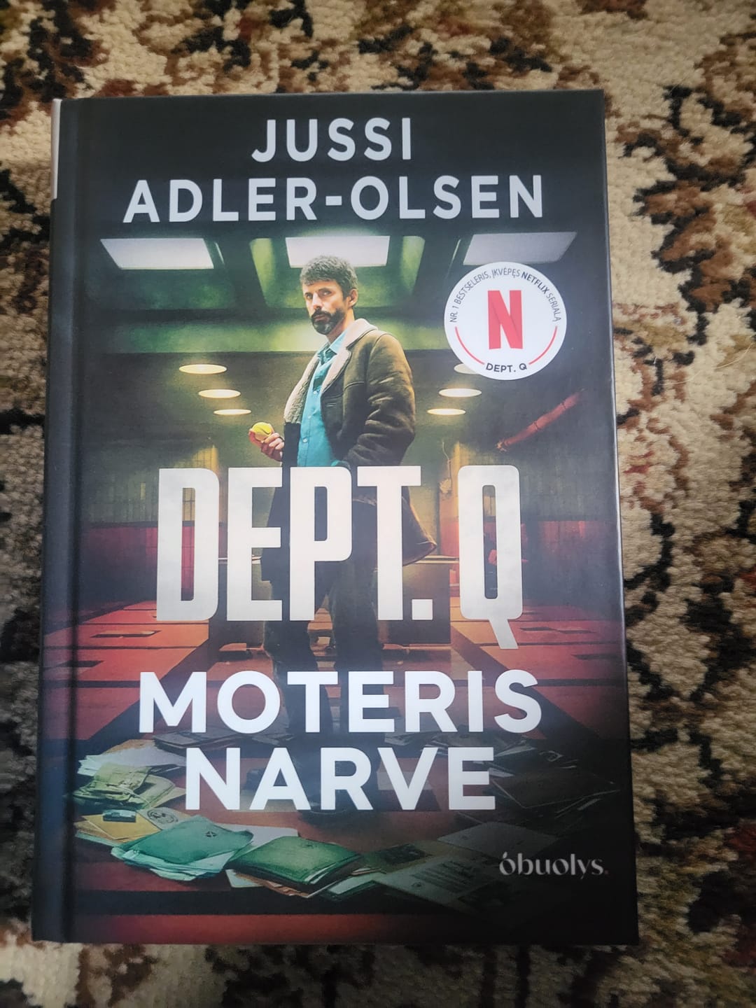 Customer photo review of Moteris narve: pirmoji skandinaviško trilerio „Department Q (Q skyriaus)“ serijos knyga