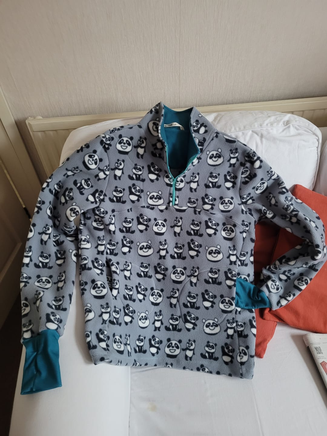 Customer photo review of Grey Panda Anti Pill Polar Fleece Fabric