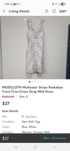 Customer photo review of DRAFT Modcloth NWT Apparel Assorted