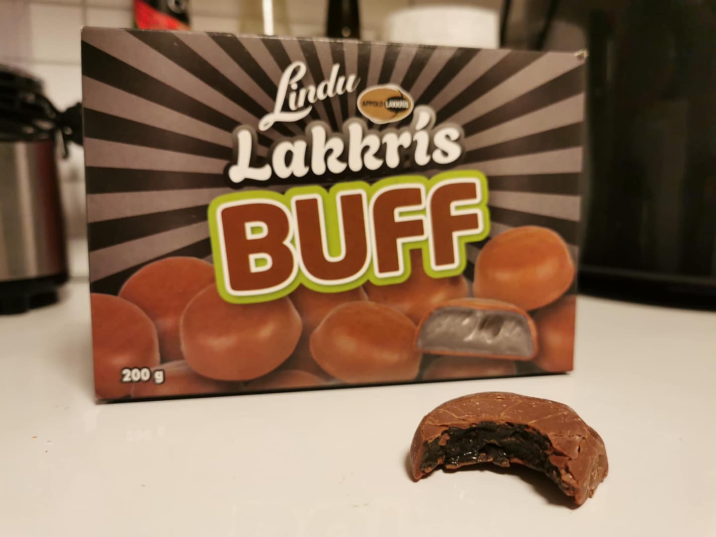 Customer photo review of Lindu lakkris buff - seig lakrismarshmallow med sjokolade