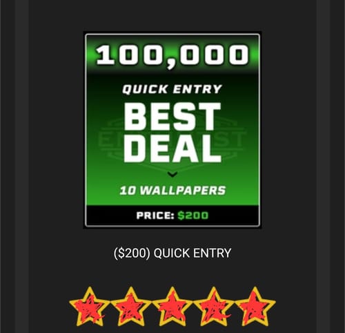 Customer photo review of ($200) QUICK ENTRY