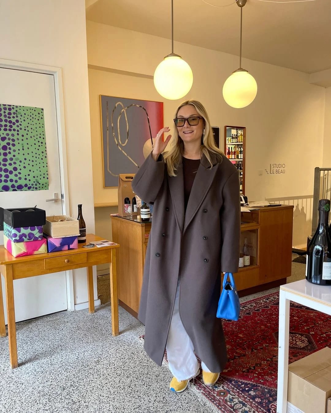 Customer photo review of Nicole Maxi Coat