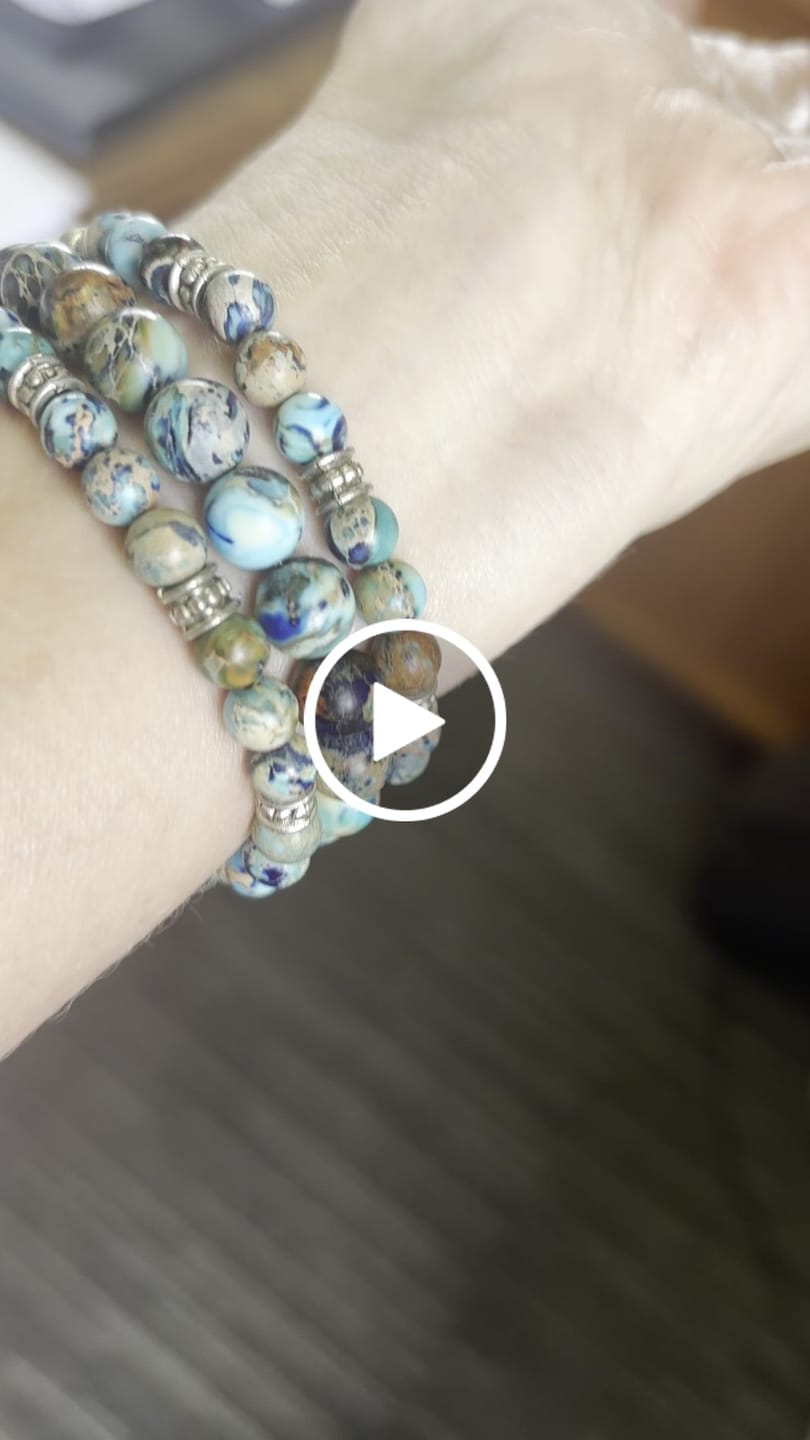 Customer video review of Imperial Jasper Stretch Apple Watch Strap