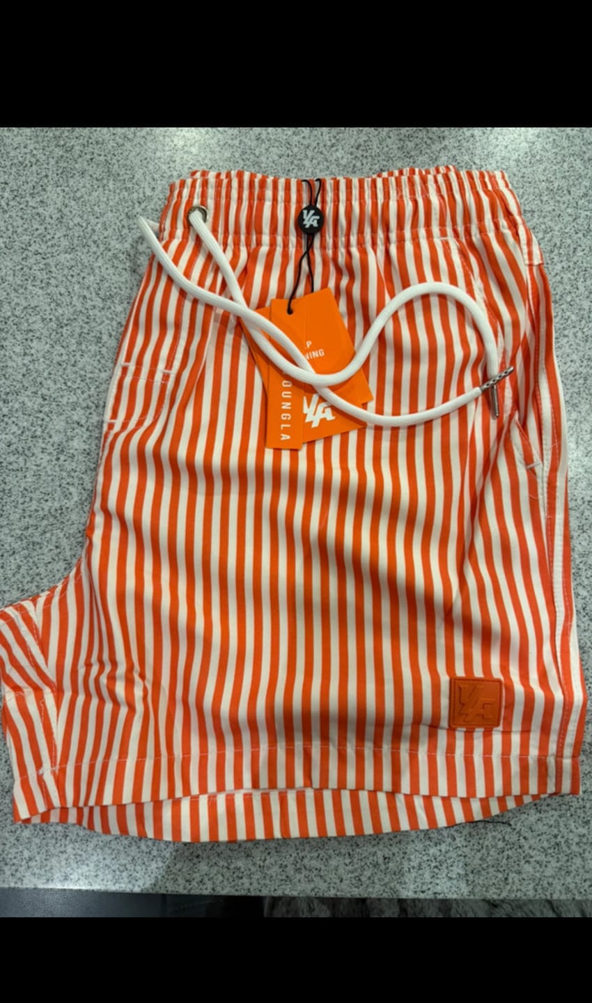 Customer photo review of 1056 - Striped Swim Shorts