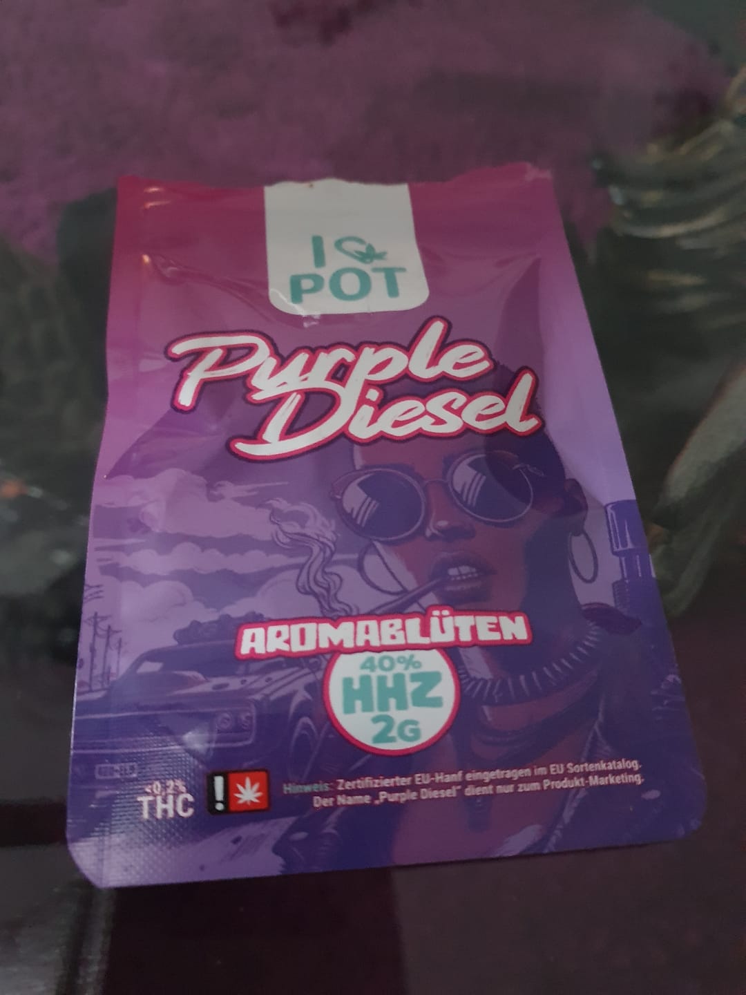 Customer photo review of HHZ Blüte - Purple Diesel