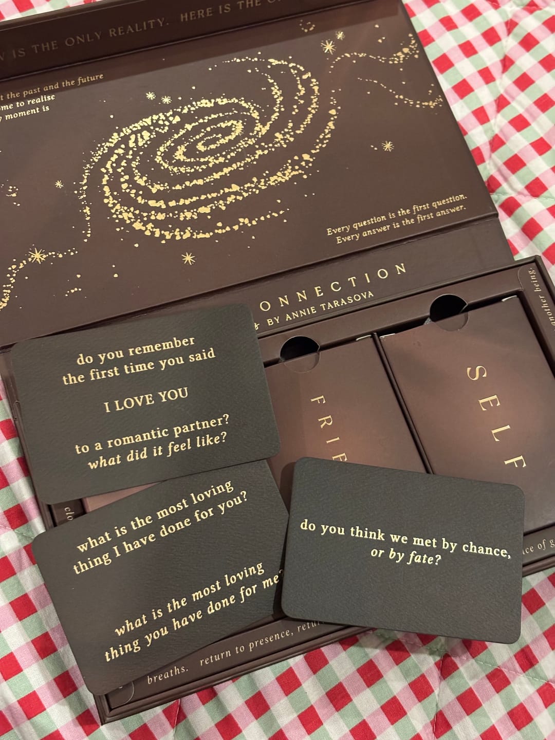 Customer photo review of Sacred Connection Cards