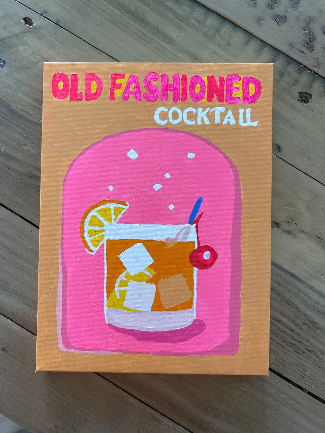 Customer photo review of 6 Mini Paintings - Colorful Cocktail Set