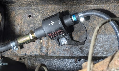 Customer photo review of Facet 60104 Black Electronic Fuel Pump 80mm