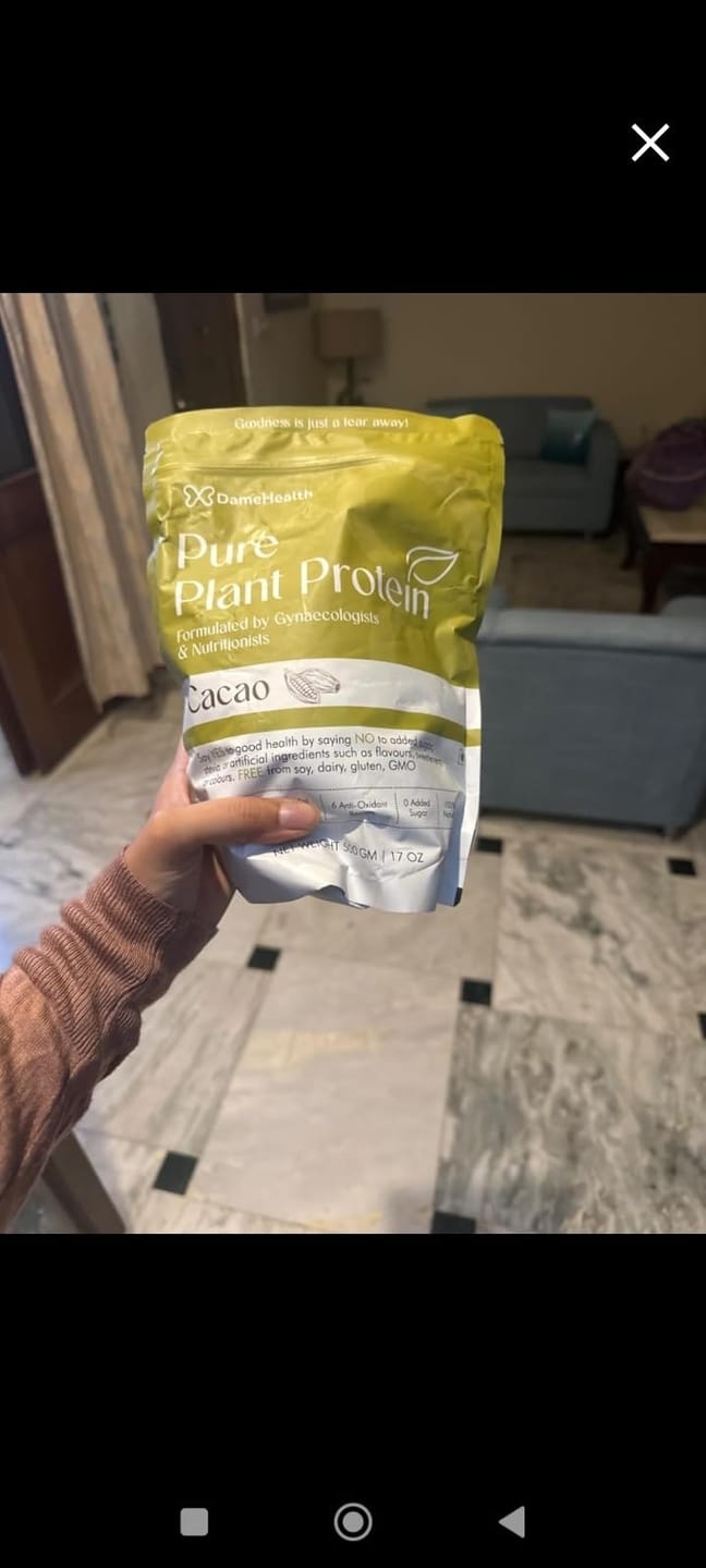 Customer photo review of Plant Protein l All Natural Protein for Women