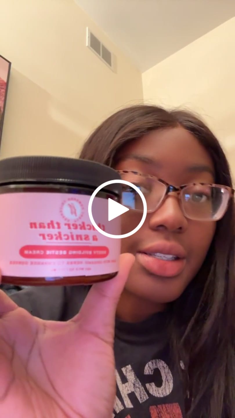 Customer video review of Thicker than a Snicker Cream