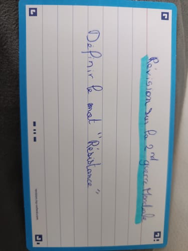 Avis photo d'un client sur Flashcards FLASH 2.0 OXFORD # 80 cartes 7,5 x 12,5 cm - ligné