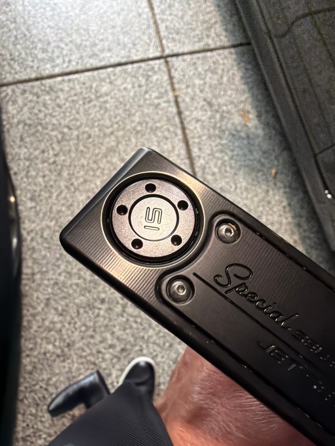 Customer photo review of Satin Black PVD Head Weights Compatible With Scotty Cameron Large Thread Putters