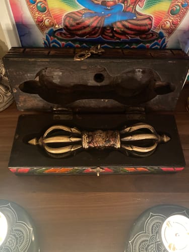 Customer photo review of Padmasambhavan ENLIGHTEMENT Vajra  for Eliminating Ignorance