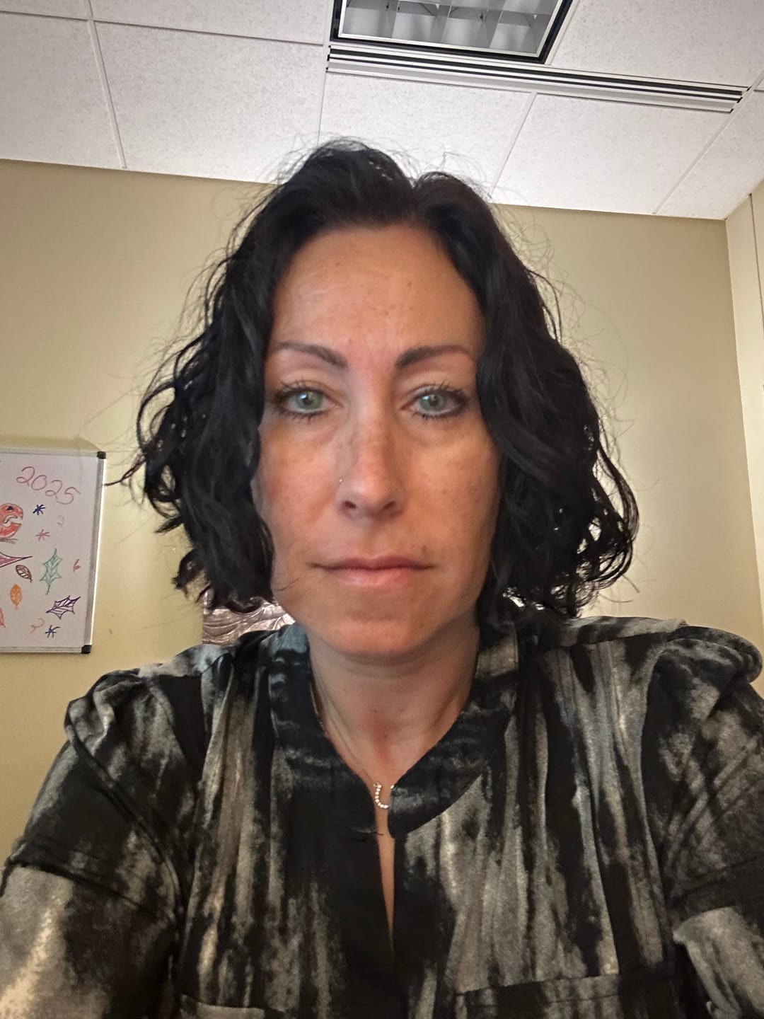 Customer photo review of Perla Light Green Prescription Colored Contact Lenses