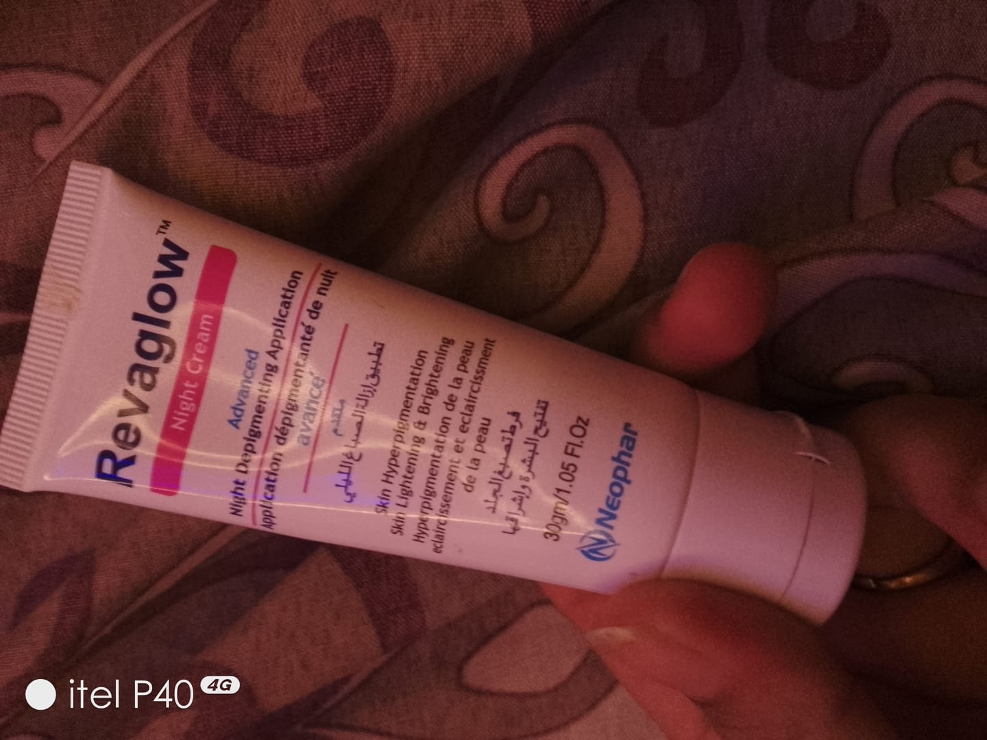 Customer photo review of Revaglow Night Cream