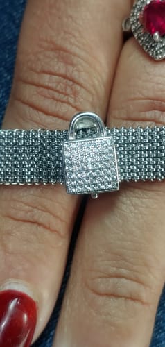 Customer photo review of Candado plata