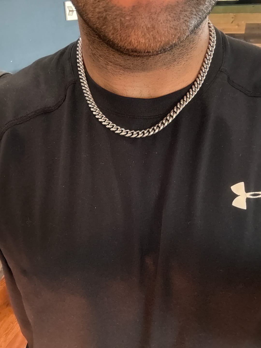 Customer photo review of "Unbreakable" Cuban (Silver) 8mm