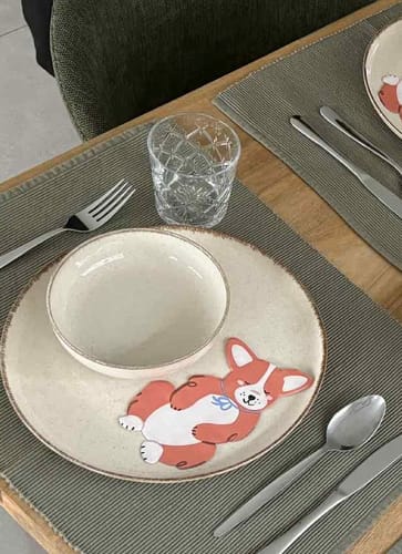 Customer photo review of by fonQ Loods Serviesset 24-delig - Glans Beige