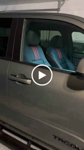 Customer video review of Premium Custom-Fit Seat Covers