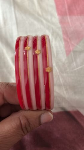 Customer photo review of Sindoor Shvetika  – Sindoor Red with Pure White 916 22k Gold (2 pis)